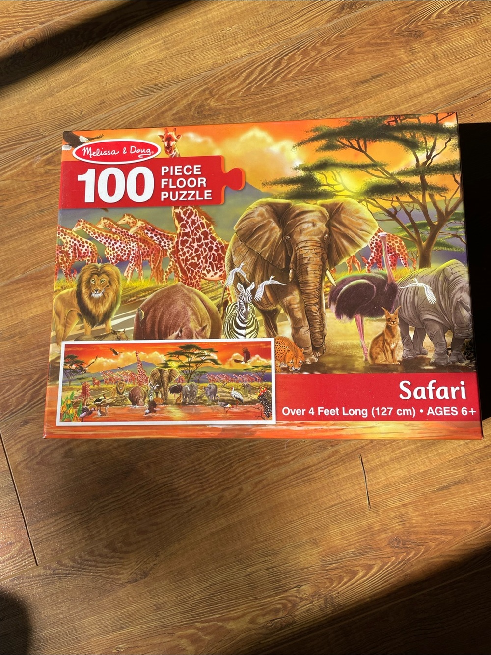 Melissa & Doug Safari Floor Puzzle 100
Big puzzle pieces